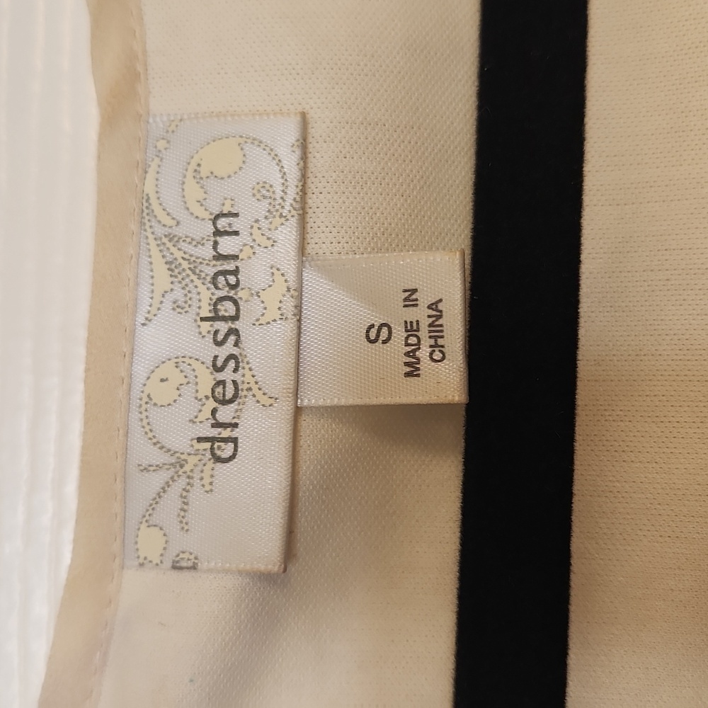 Dressbarn Women's Champagne Embroidered Floral Lace Blouse Size S - Picture 7 of 16